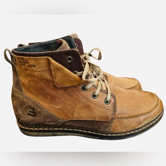 Bull Boxer Leo Ankle Boots Size 13 Leather Distressed Chelsea - Picture 1 of 13